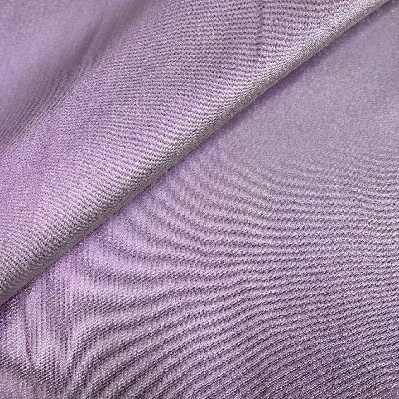 1 Yard Iridescent Glitter Lurex Faux Satin Polyester Fabric Sparkling Material 58 Inch Width